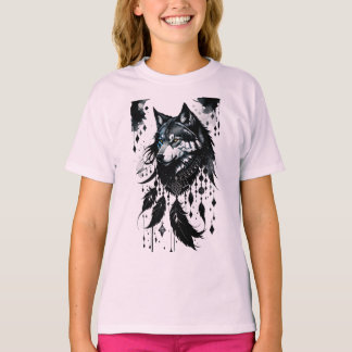 Wolf, Träumer, Amulet, Talisman T-Shirt