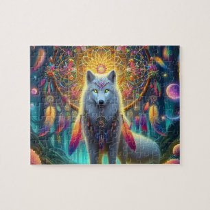Wolf Traumfänger Puzzle