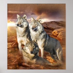Wolf Trio Poster