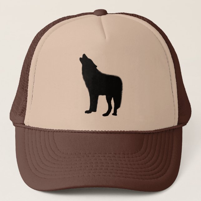 Wolf Trucker Hat Truckerkappe (Vorderseite)