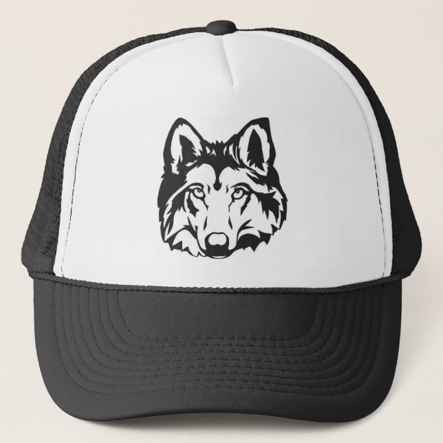 Wolf Truckerkappe (Vorderseite)