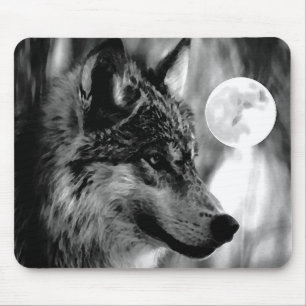 Wolf u. Mond Mousepad