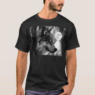 Wolf u. Mond T-Shirt