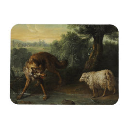 Wolf und Lamm Magnet