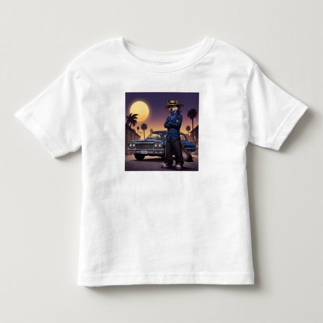 Wolf und Lowrider Kleinkind T-shirt (Vorderseite)