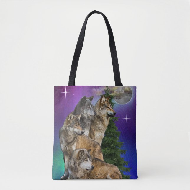 Wolf und Mond (Vorderseite)