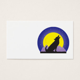 Wolf und Mond