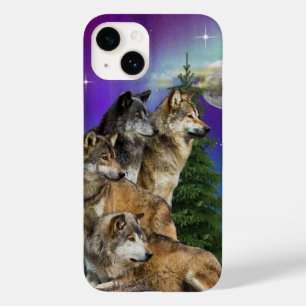 Wolf und Mond Case-Mate iPhone 14 Hülle