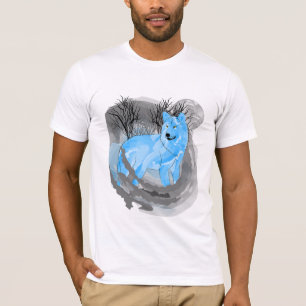 Wolf und Mond T-Shirt