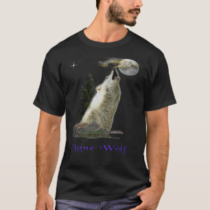 Wolf und Mond T-Shirt
