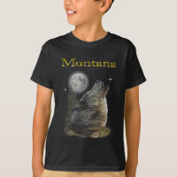 Wolf und Mond