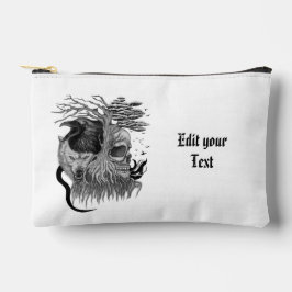 Wolf und Raven mit Skull Zubehörtasche