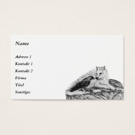 Wolf und Raven - Schwarz und Weiß