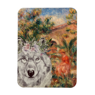 Wolf und Renoir's Farmhouse Magnet