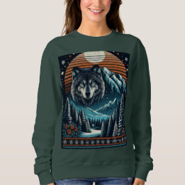 Wolf und Winter Sweatshirt