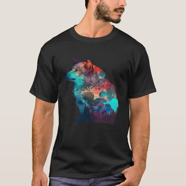 Wolf und Wölfe Männer Frauen Kinder 60 T-Shirt (Vorderseite)