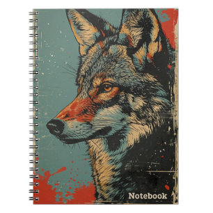 Wolf Vintag Notizblock
