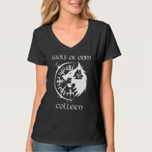 Wolf von Odin Colleen Personalisiert T-Shirt