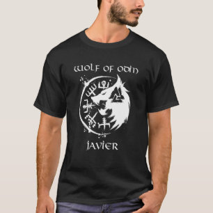 Wolf von Odin Javier Personalisiert T-Shirt