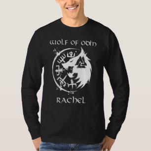 Wolf von Odin Rachel Personalisiert T-Shirt