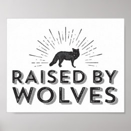 Wolf Wall Art für Kinderzimmer und Kinderzimmer Poster