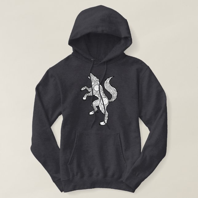 Wolf-WappenkundeHoodie Hoodie (Design vorne)