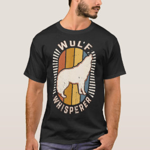 Wolf Whisperer Vintag Classic Retro Animal Liebe T-Shirt