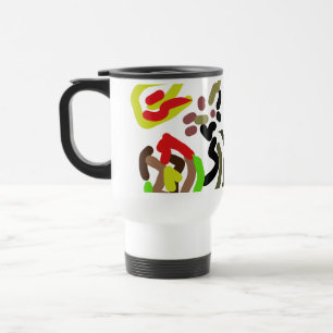 Wolf wilde Tinte Herbst  Reisebecher