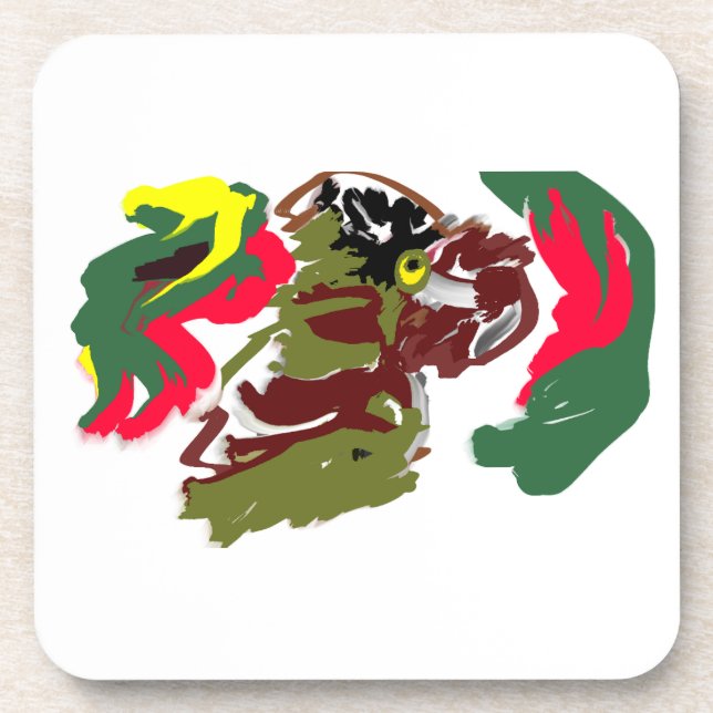 Wolf Wildherbst jetzt Getränkeuntersetzer (Vorderseite)