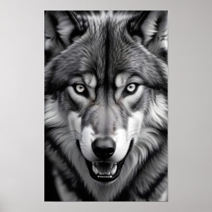 Wolf Wildlife Majestic Nature Life Kunst Poster