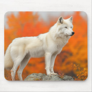 Wolf Wildtier Liebhaberporträt Mousepad
