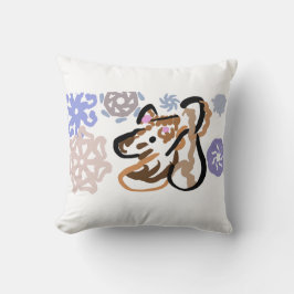 Wolf winter love kissen