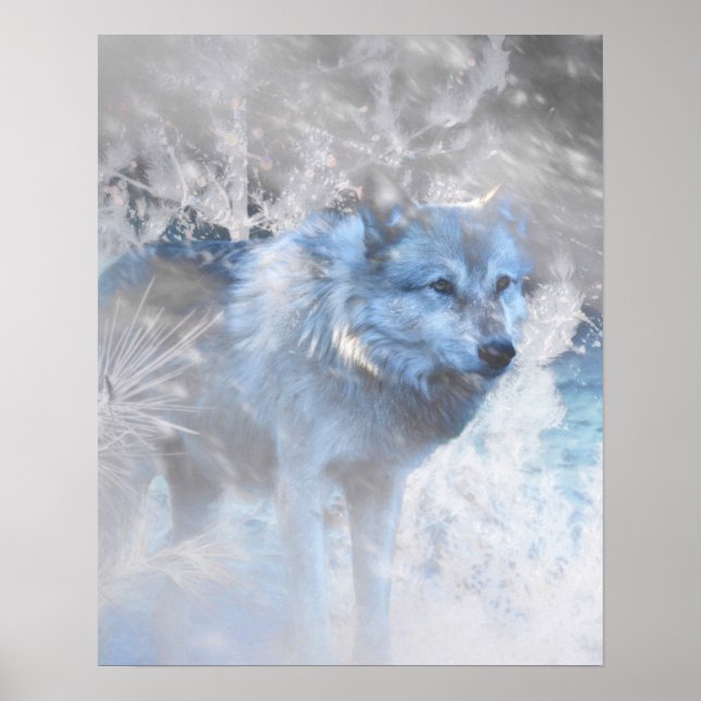 WOLF WINTERGEBIETE POSTER (Vorne)