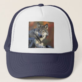 Wolf Wisdom Hat Truckerkappe