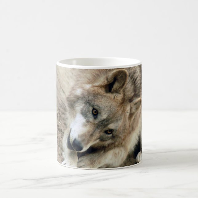 Wolf-Wolf-Tasse Kaffeetasse (Mittel)