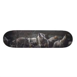 Wolf-Wolf-Wolf Skateboard