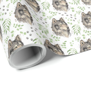 Wolf Wrapping Paper Geschenkpapier