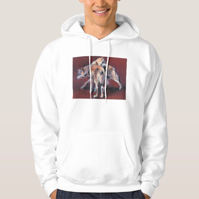 Wolf-Zusammensetzung 2001 Hoodie (Vorderseite)