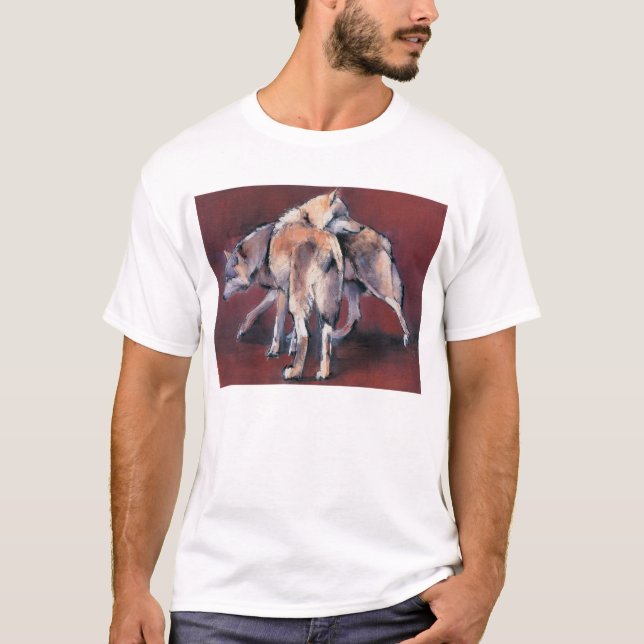 Wolf-Zusammensetzung 2001 T-Shirt (Vorderseite)