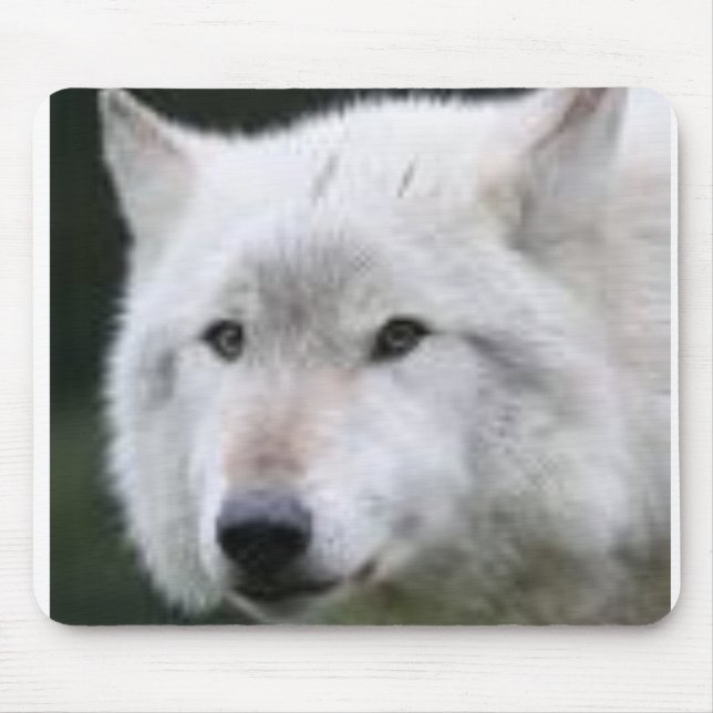 Wolfauflage Mousepad (Vorne)