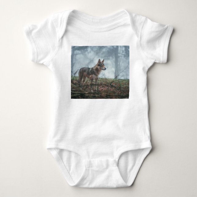 Wolfdog Baby Strampler (Vorderseite)