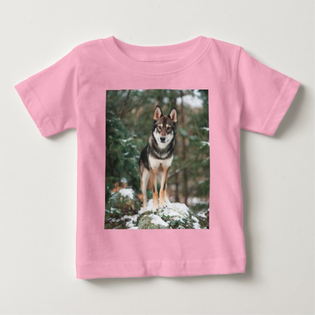 Wolfdog Baby T-shirt (Vorderseite)