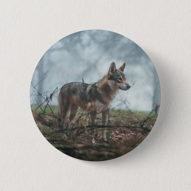 Wolfdog Button (Vorderseite)