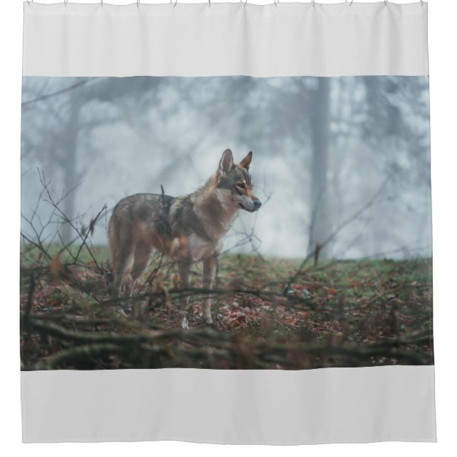 Wolfdog Duschvorhang (Vorderseite)