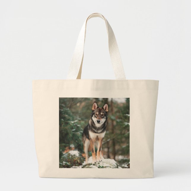 Wolfdog Jumbo Stoffbeutel (Vorne)