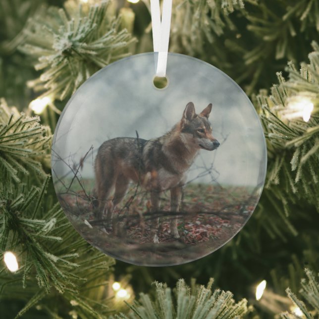 Wolfdog Ornament Aus Glas (InSitu)