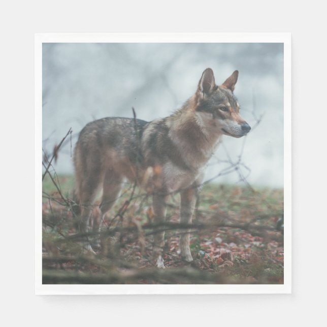 Wolfdog Serviette (Vorderseite)