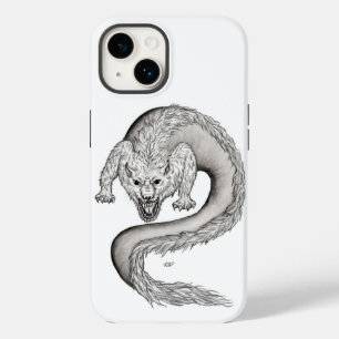 Wolfdragon Schwarzweiß-Design Case-Mate iPhone 14 Hülle