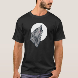 Wölfe am Mond 3 T-Shirt