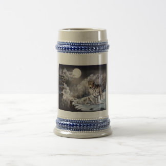 Wölfe Bierglas